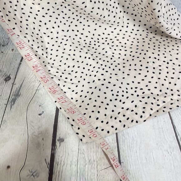 Lulus Jumpsuit Women Medium Ivory Polka Dot Wide Leg Loose Sweetheart Romantic - Picture 10 of 13